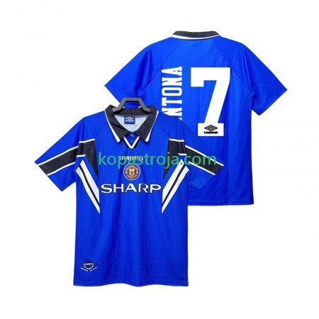 Billiga Fotbollströjor Manchester United CANTONA 7 Retro Tredje tröja 1996 1998 Kortärmad